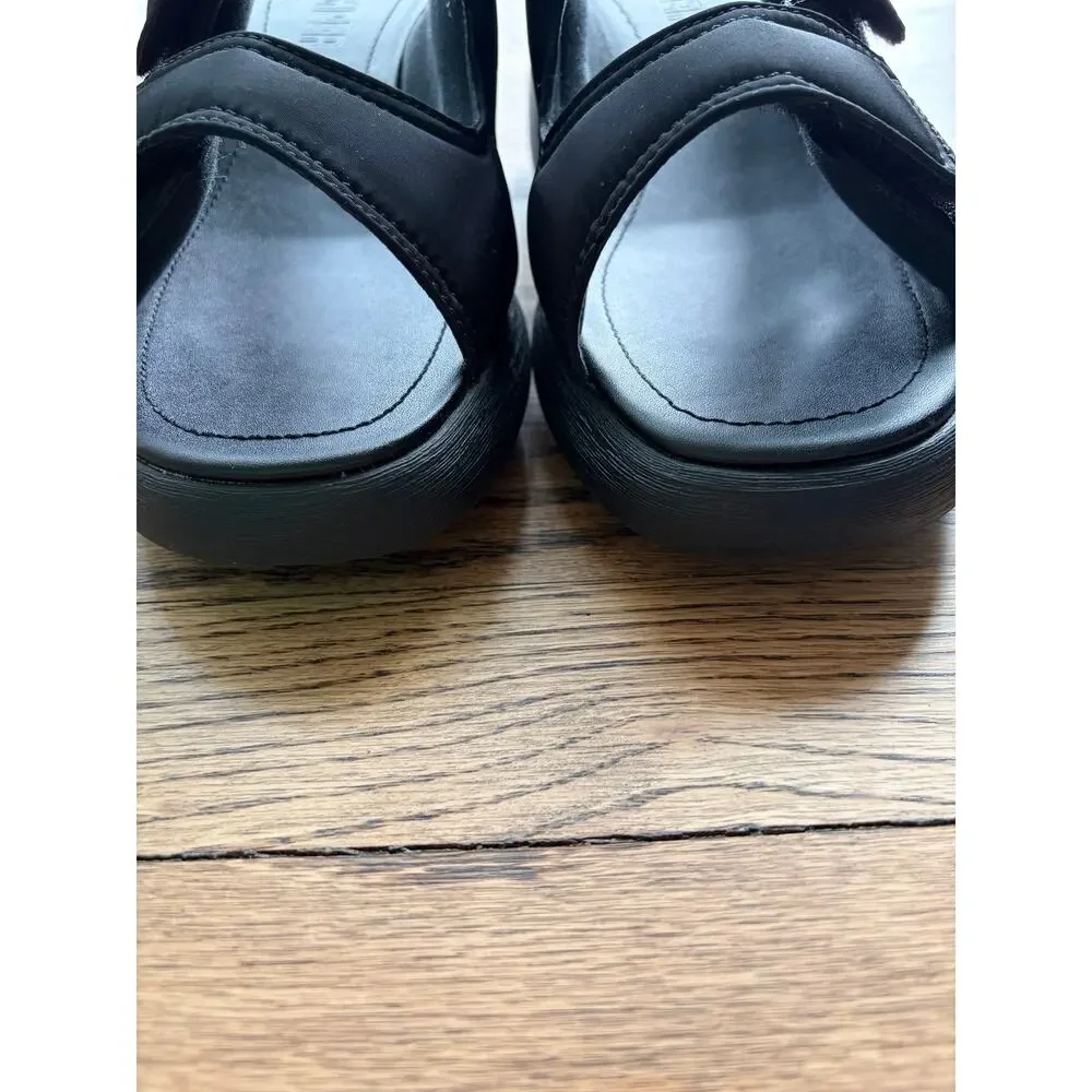 Camper Thelma Black 2 Strap Sandal w/ Block Heel Sz 10 - Picture 7 of 11